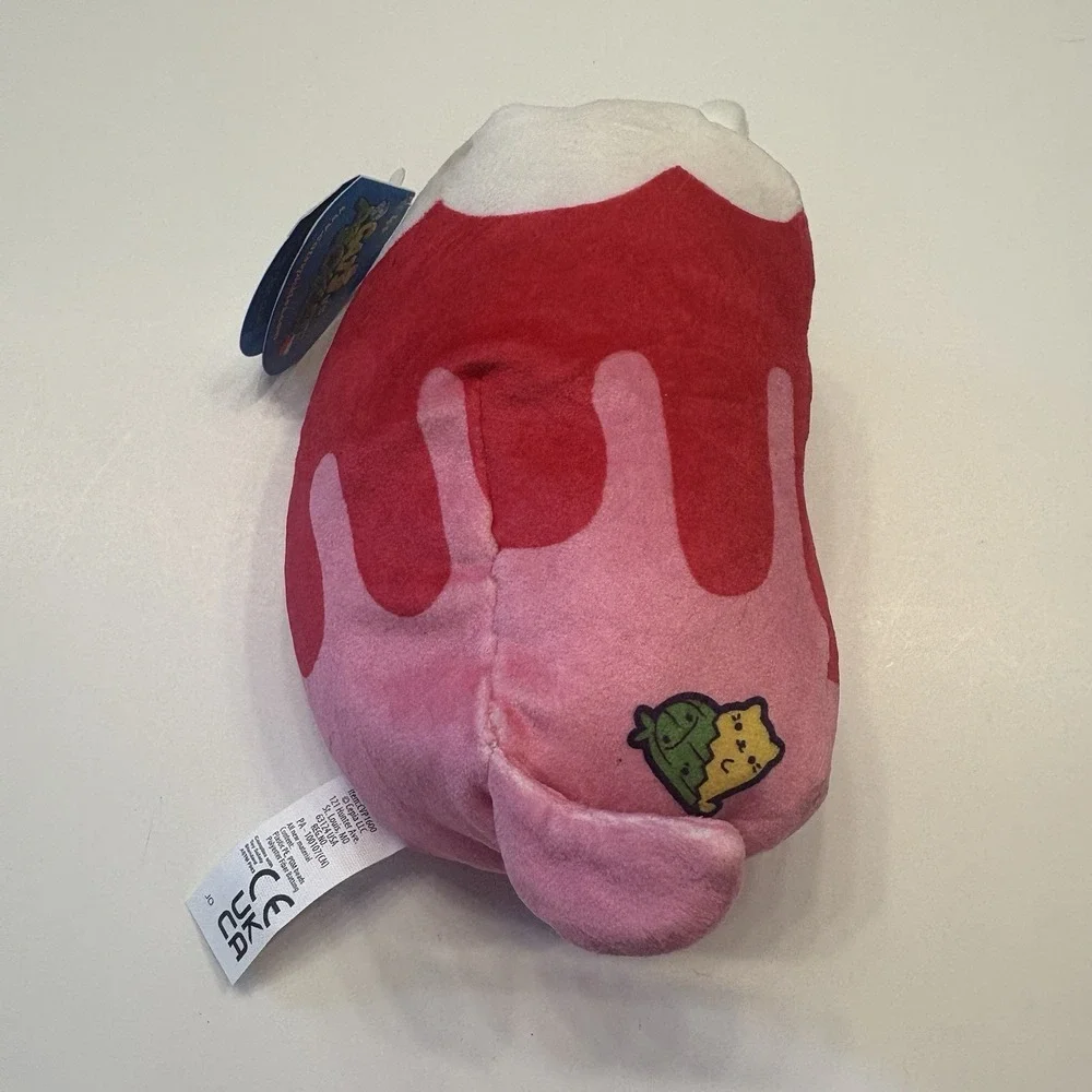 Cats vs Pickles Plush Toy Small Pink Pawberry Purr-fait 141 Bean Bag NWT